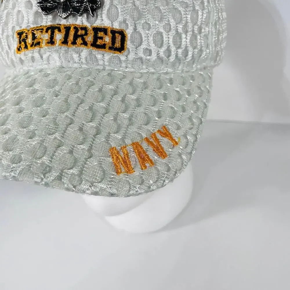 U.S. Navy Hat with Metal Emblem